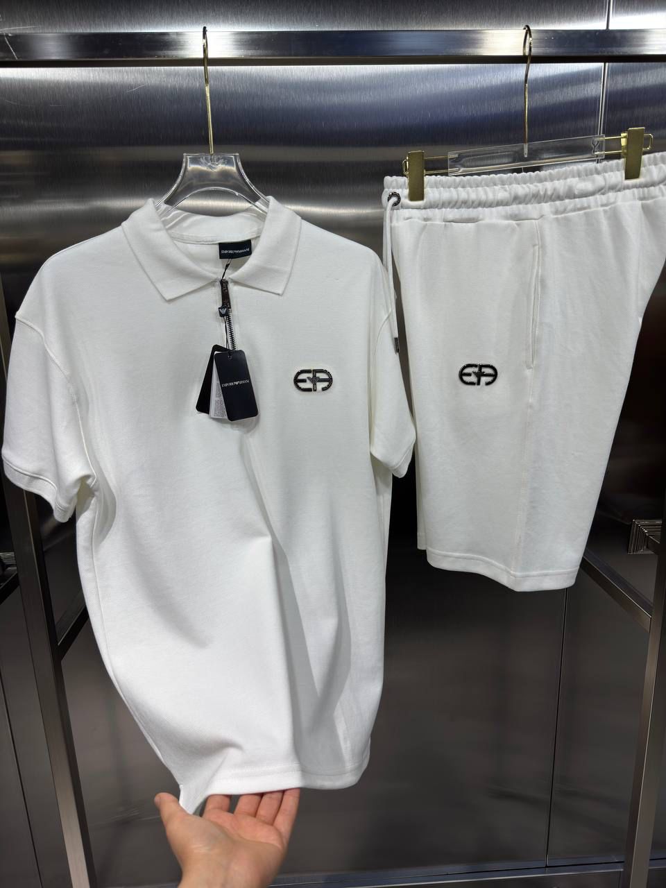 ARMANI:SET OF T-shirt & shorts
