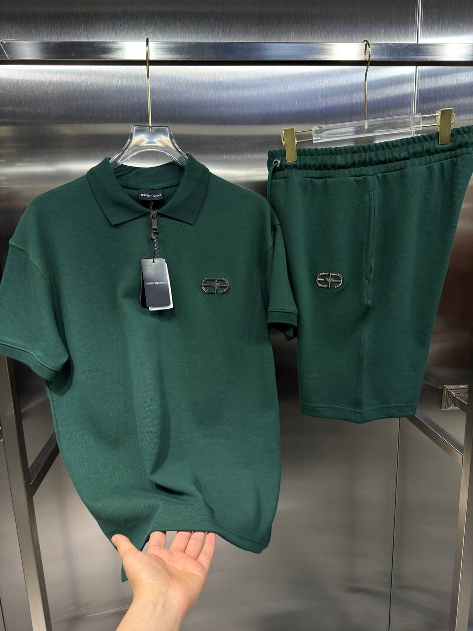 ARMANI:SET OF T-shirt & shorts