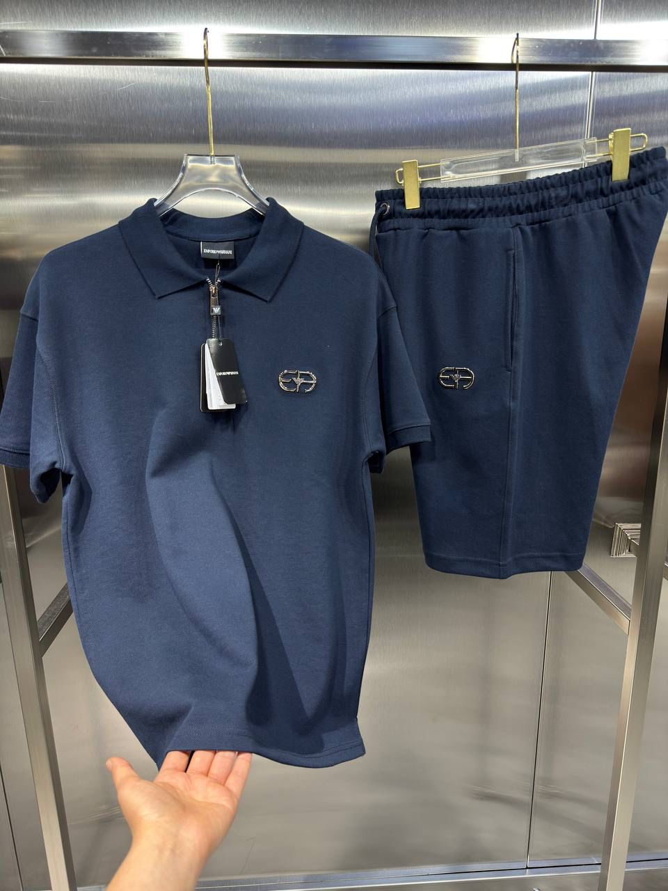 ARMANI:SET OF T-shirt & shorts